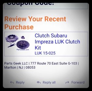Subaru Impreza Clutch